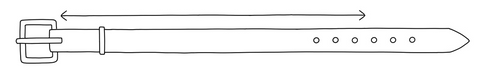 measuring a dog collar