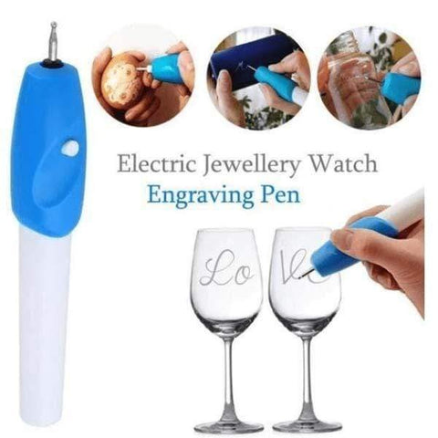 Electric Engraving Pen Jewellery Metal Plastic Glass Wood