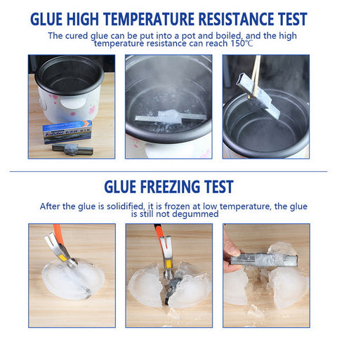 Liquid Metal Gluehigh Temperature Adhesive Ab Glue Appliances Casting Metal  Repair Paste Radiator Pipe Tank Repair Metal Filler - AliExpress