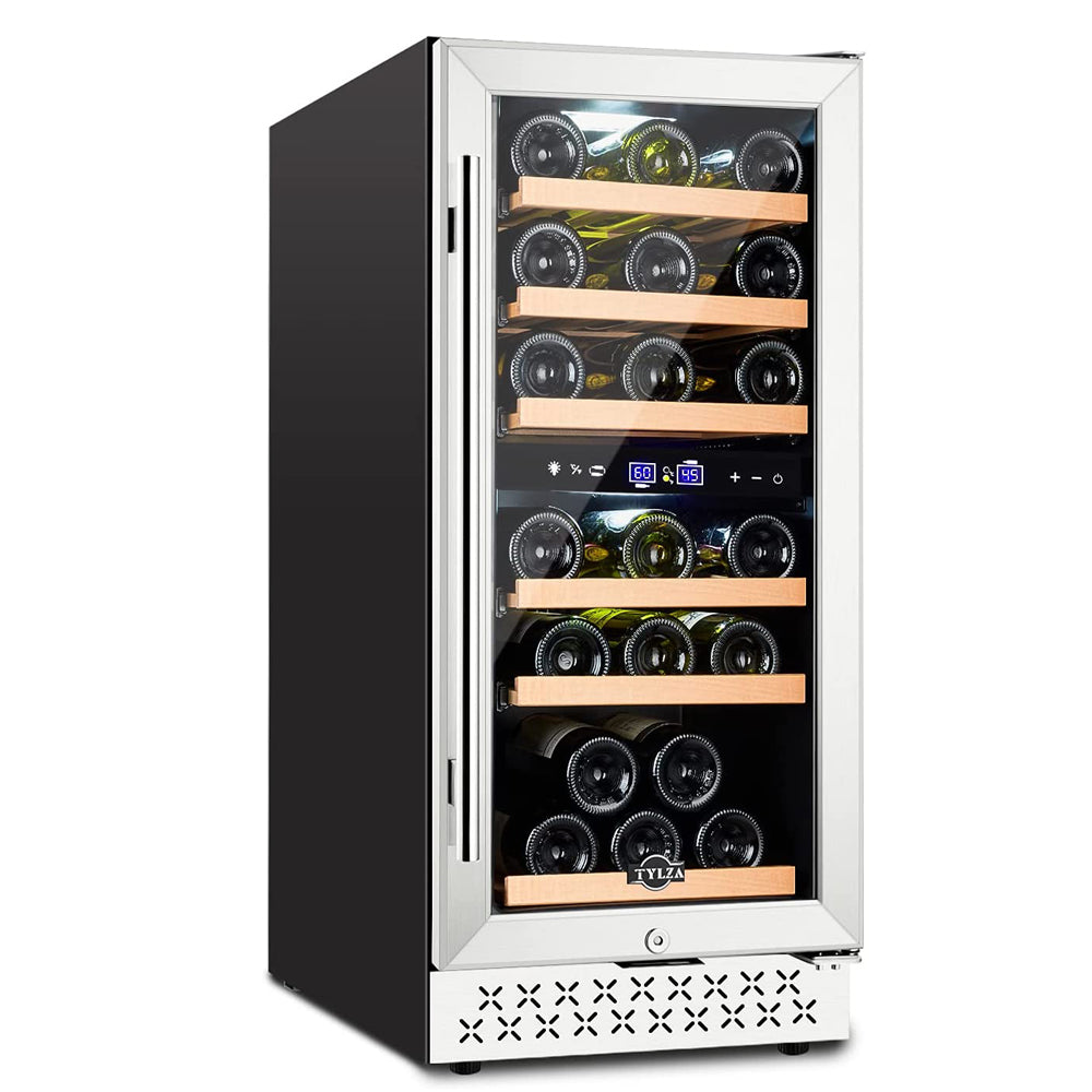 15" Builtin Dual Zone Wine Cooler Tylza Wine Cooler Expert