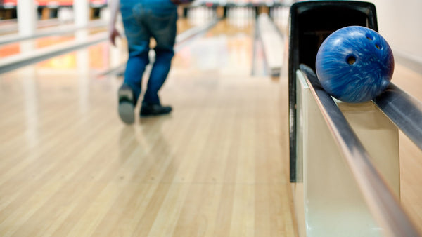 Ten pin bowling in St Austell, Cornwall