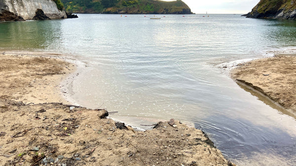 Readymoney Beach after the summer storms August 2022