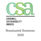 Cornwall Sustainability Awards nominee badge