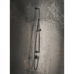 Inciso 58145.187 sliding rail with antilimestone handshower in aged bronze