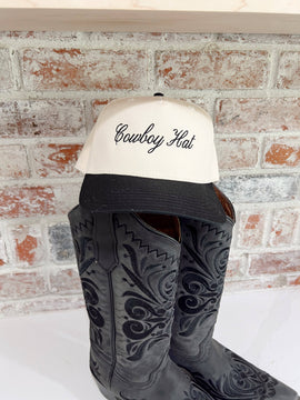 Cowboy Hat- Embroidered Hat
