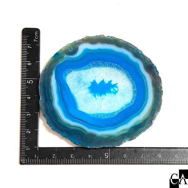 その他blue agate stone 瑪瑙 アゲート スライス - www.valentini.ge