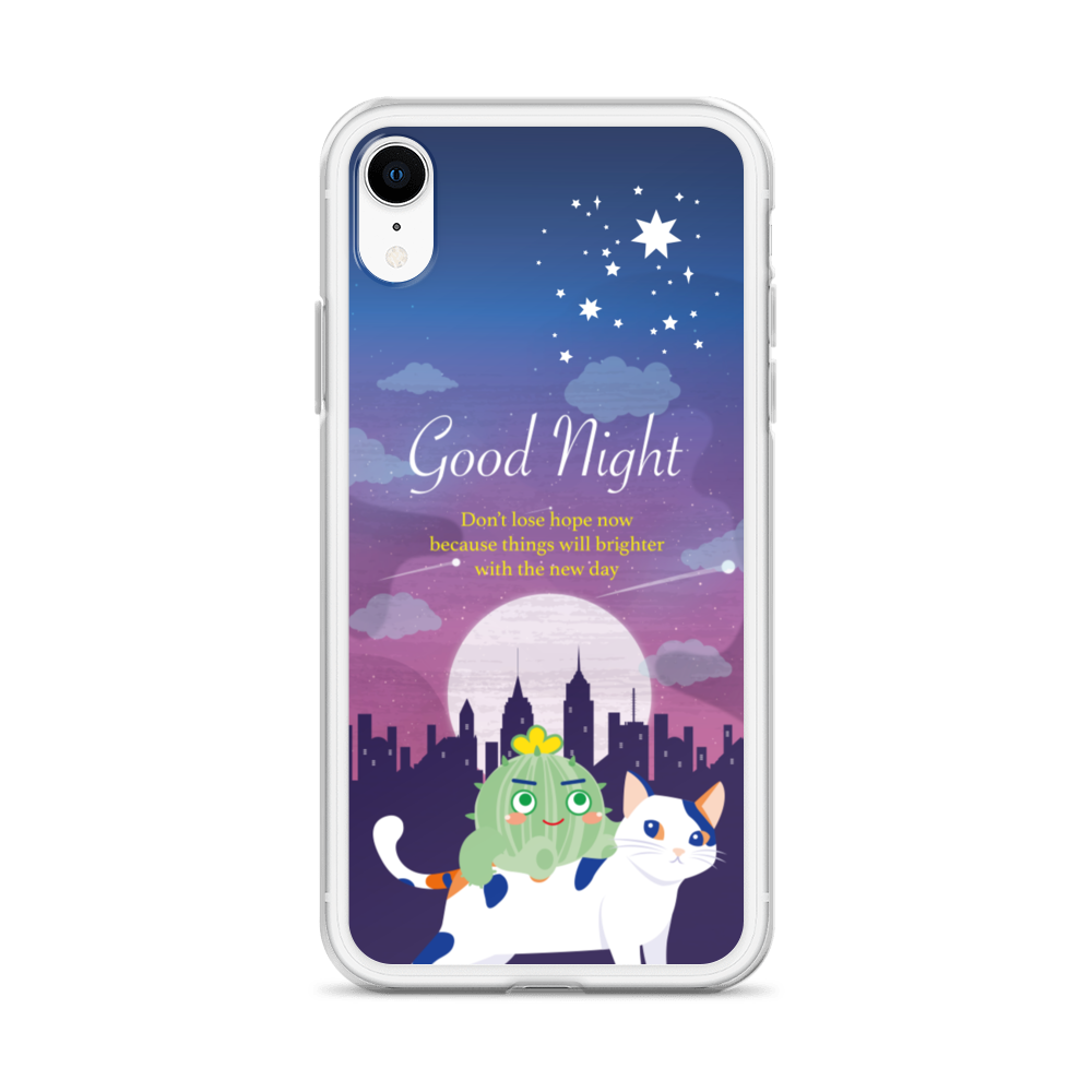 Iphone Good Night Phone Clear Case Planetcraft 植創工房