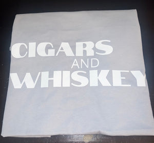 CIGARS AND WHISKEY T-Shirt - Dream Tees - Cigar T Shirts For Men