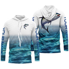 Load image into Gallery viewer, Personalized Blackfin Tuna Uv Protection Fishing Shirts, Tuna Saltwater Fishing Shirt IPHW3770
