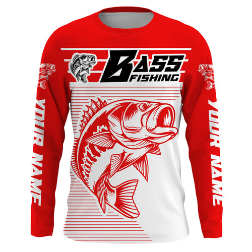 Angry Bass Fishing Jerseys, Custom Bass Fishing Long Sleeve Fishing  Tournament Shirts | Blue IPHW3372