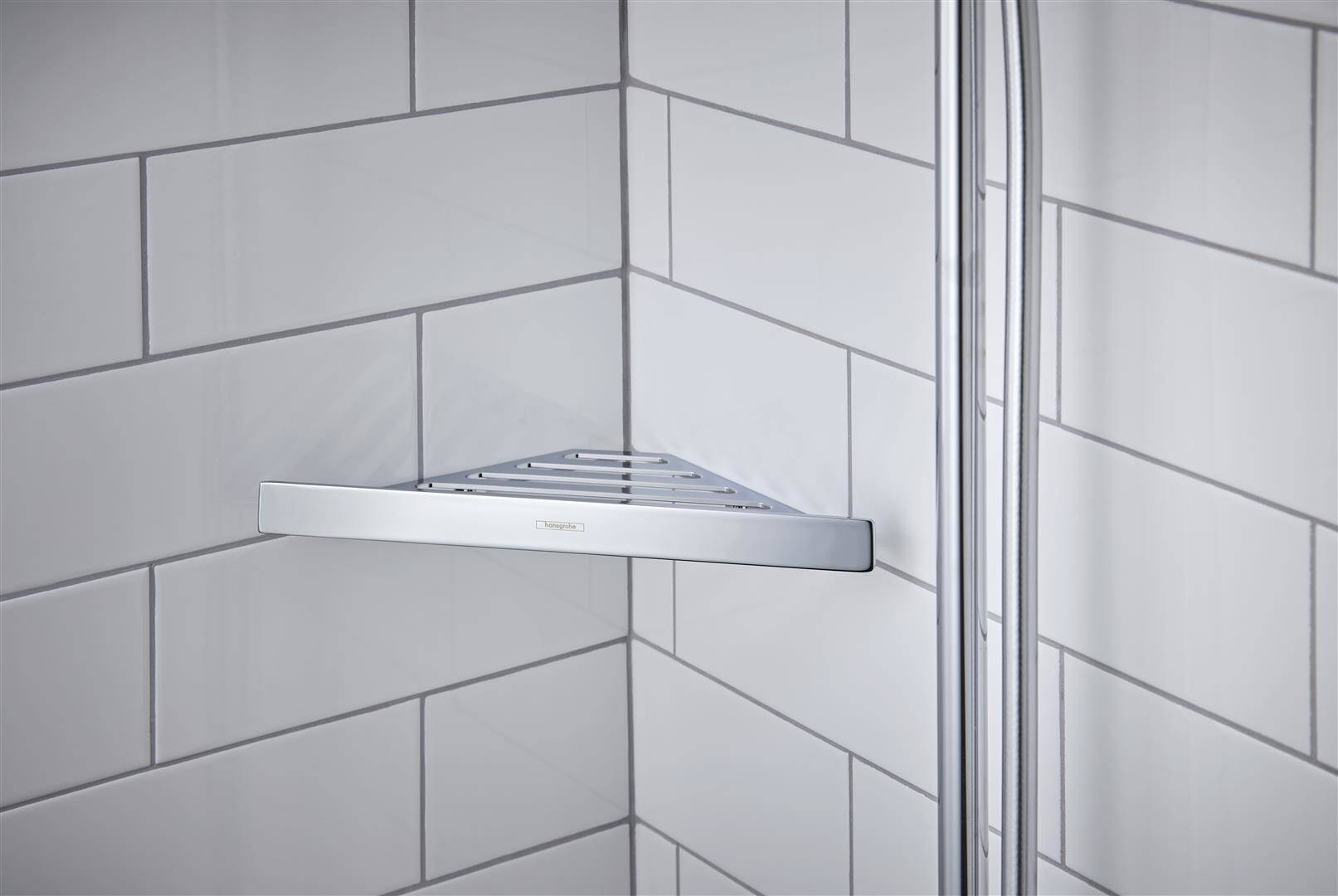 hansgrohe_角落置物架_41741_三角網籃_置物架