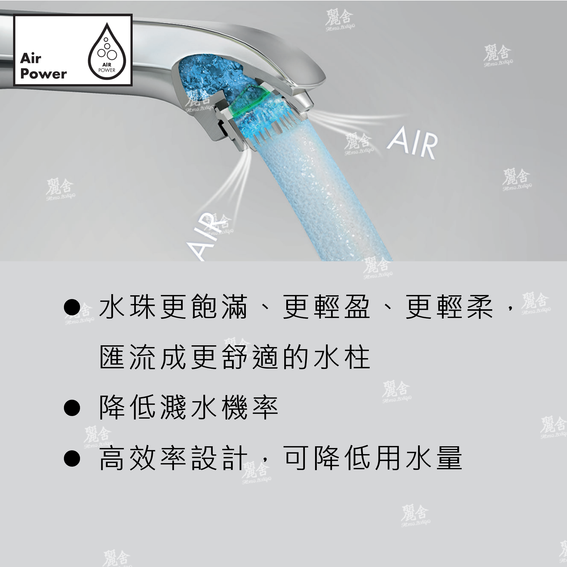 hansgrohe_air_power_氣泡出水_軟水