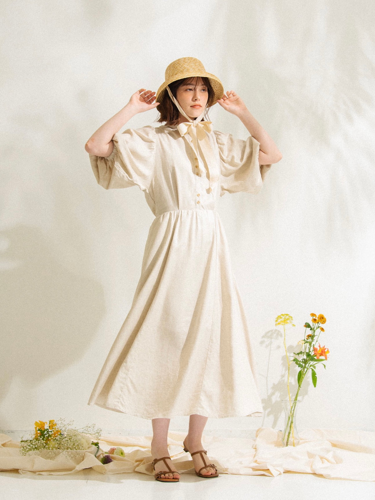 made in japan linen onepiece – idem