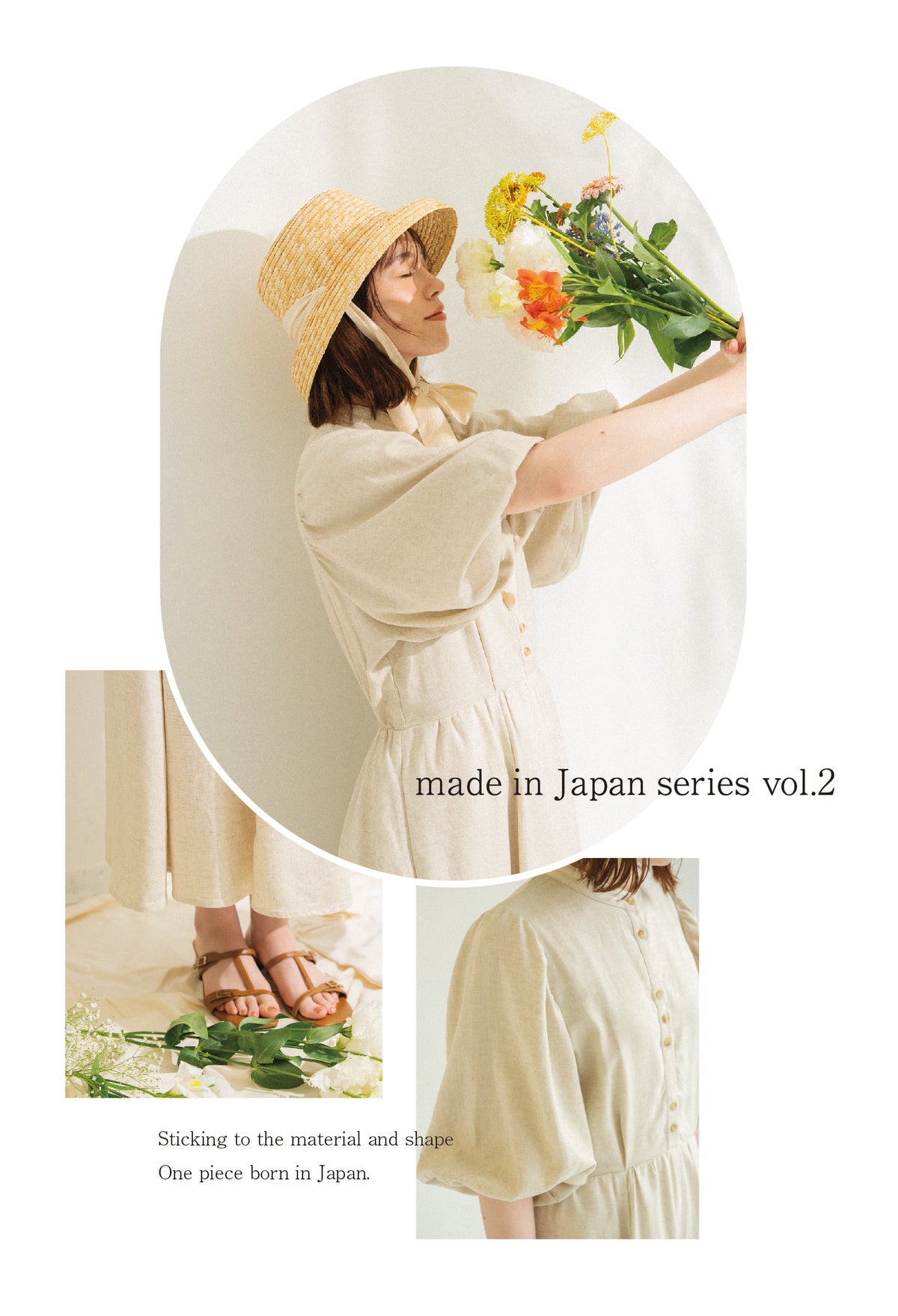 made in japan linen onepiece – idem