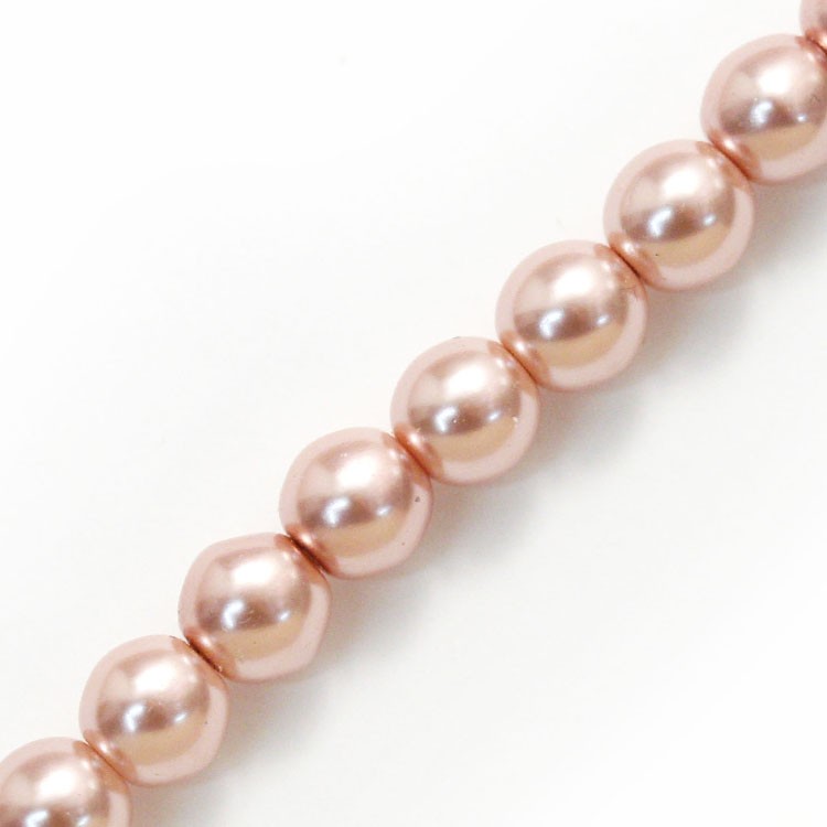 Perla di boemia - 3mm - rosa chiaro