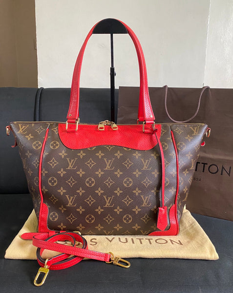 Pre-owned Louis Vuitton Estrela Mm Tote Bag In Brown