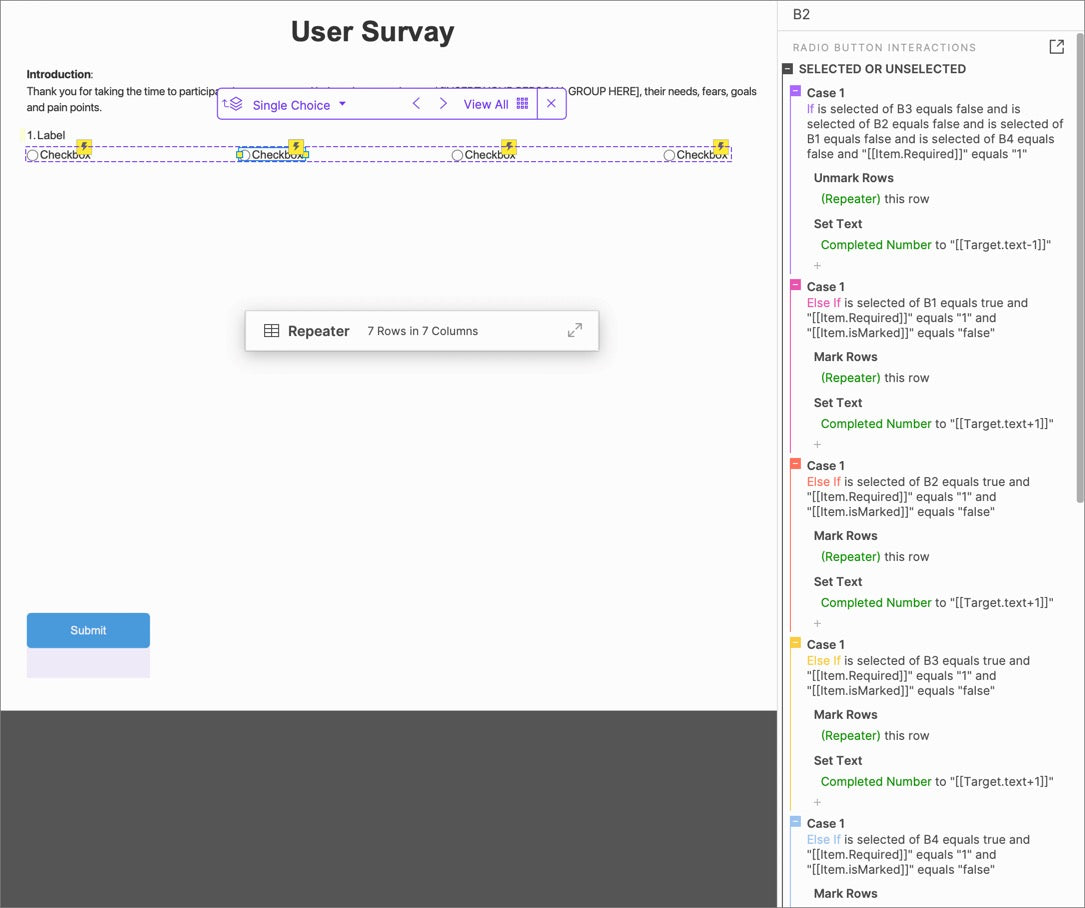 Radio interaciton setting