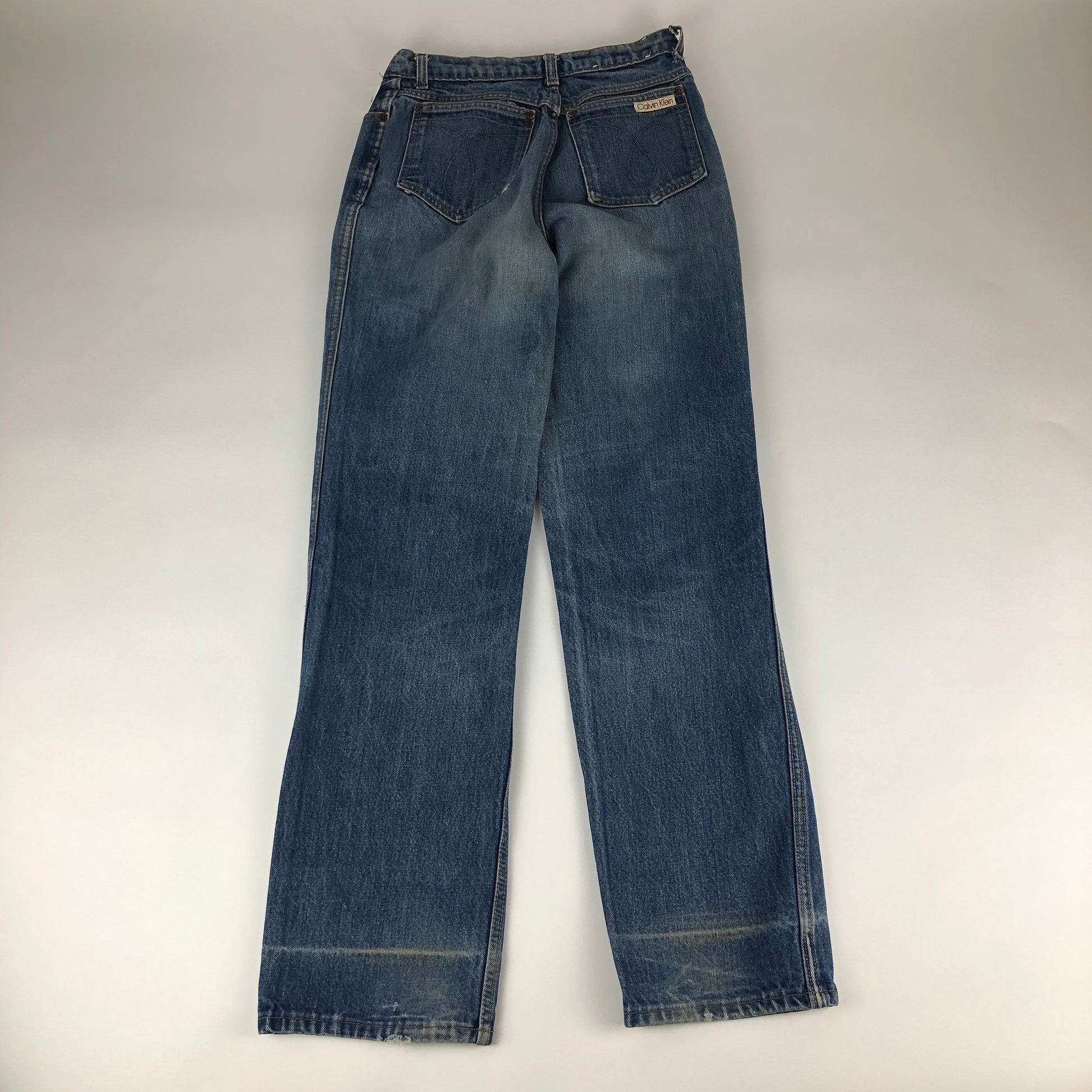 1980s Flared Calvin Klein Jeans Made in USA  – People's Champ Vintage