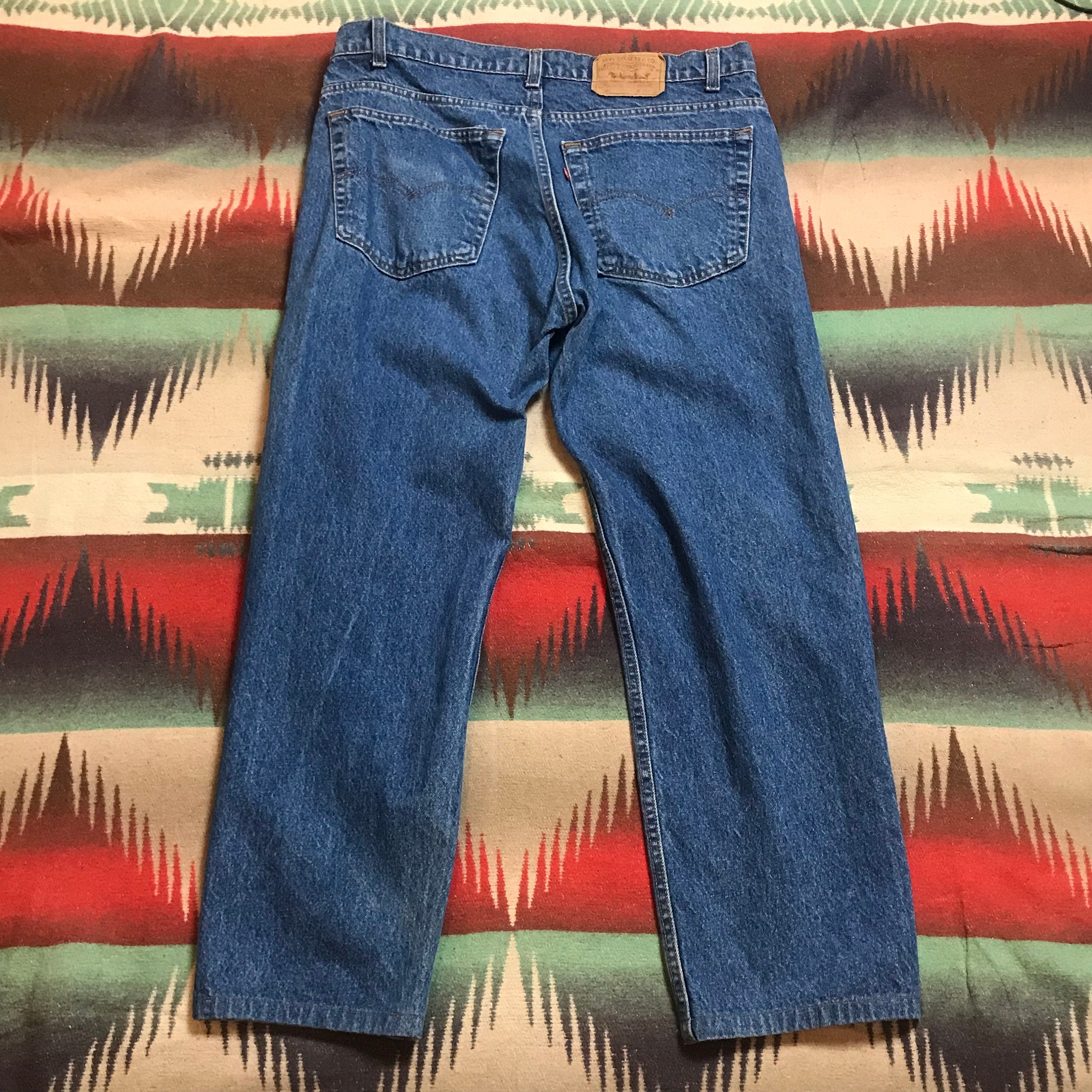 1980s Levi's 505 Jeans Made in USA Size 36x28 – People's Champ Vintage