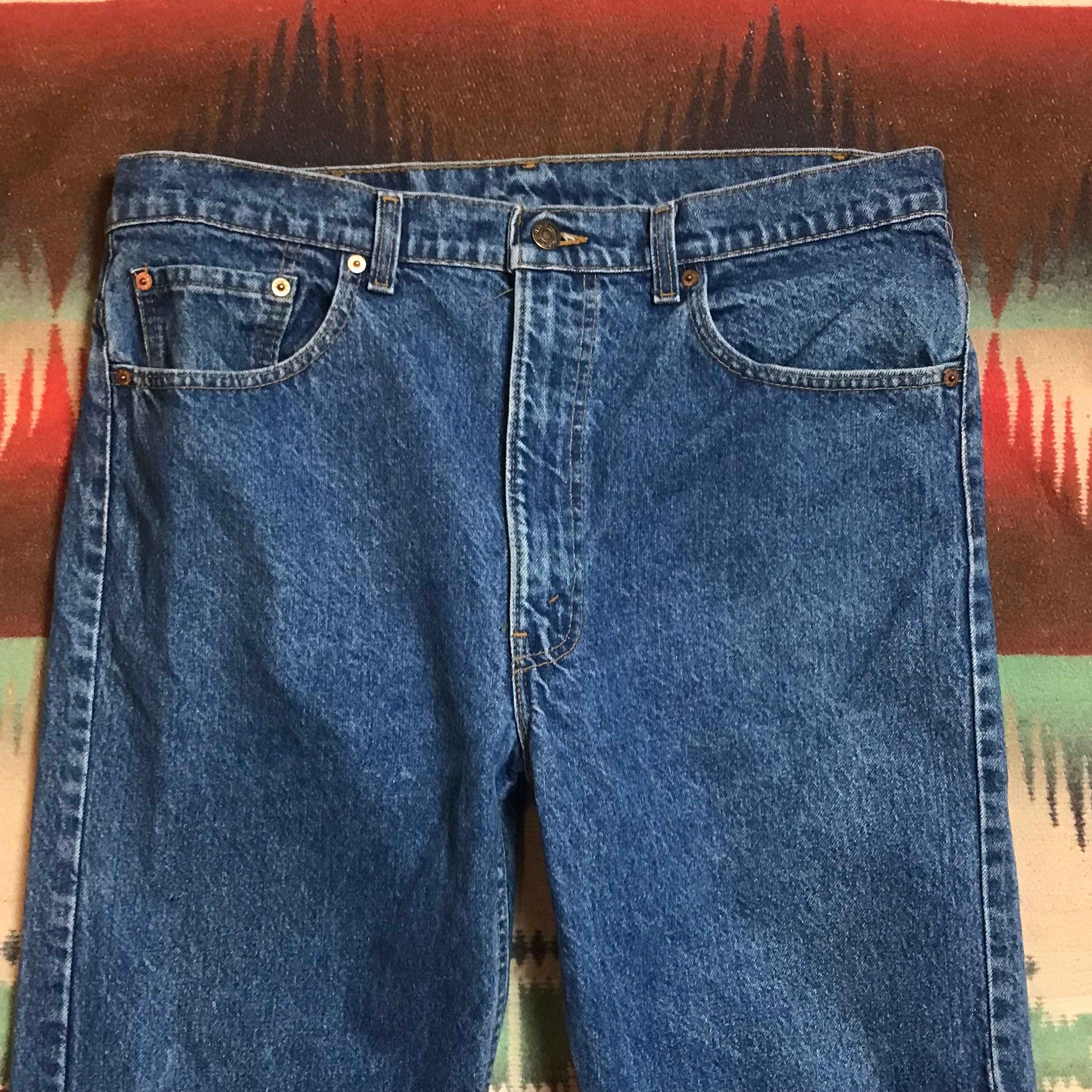 LEVI'S 505 W38L36 リジッド / Made in USA ヨゴレ-