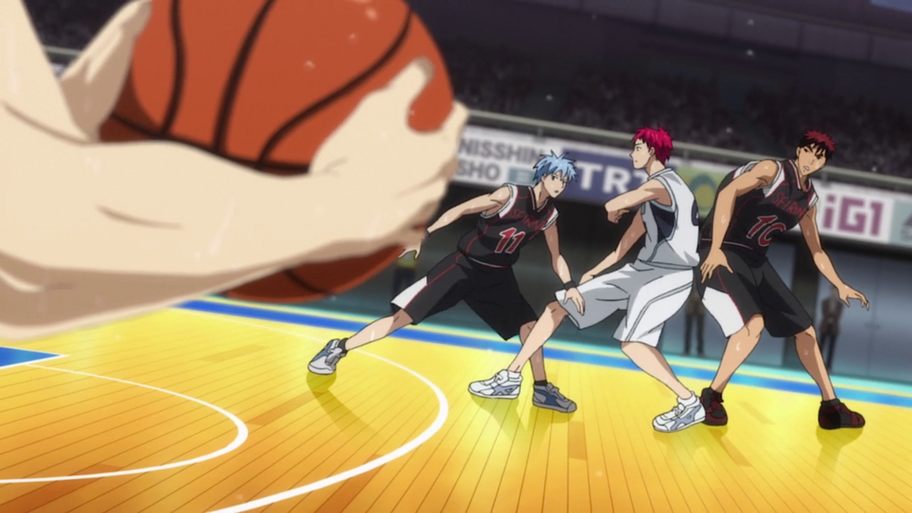 Akashi échappe à la fois à Kagami et à Kuroko