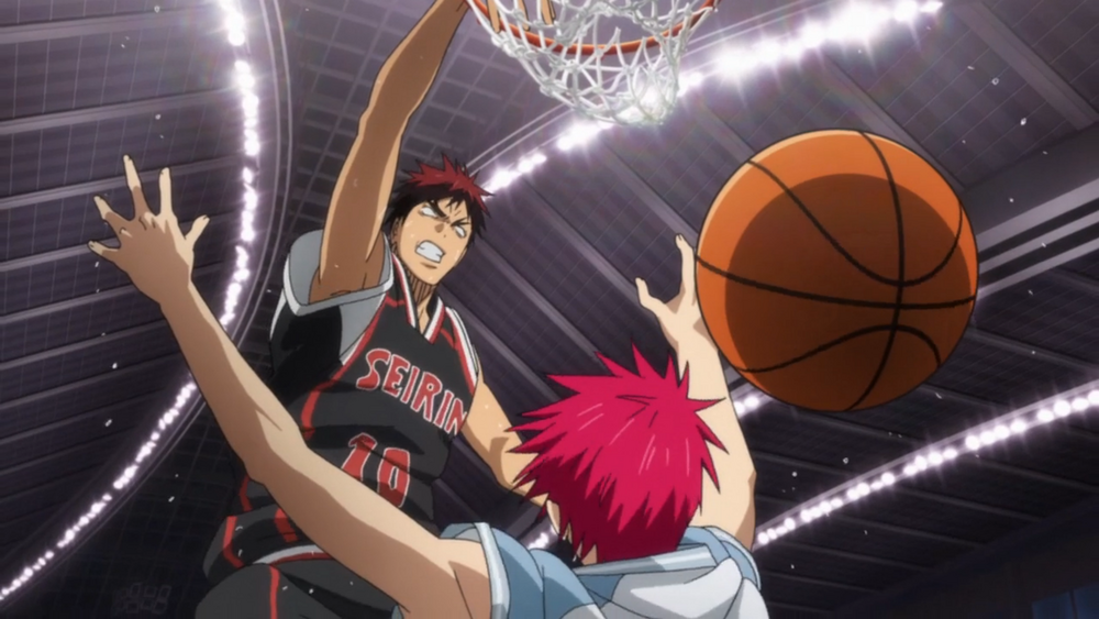 Kagami dunks sur Akashi