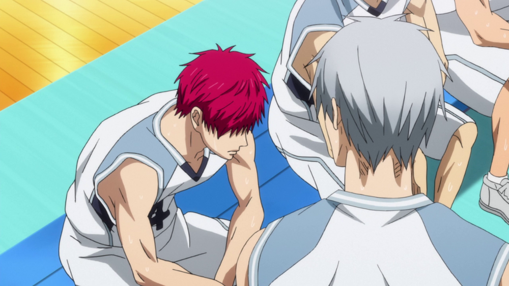 Mayuzumi s'approche d'Akashi