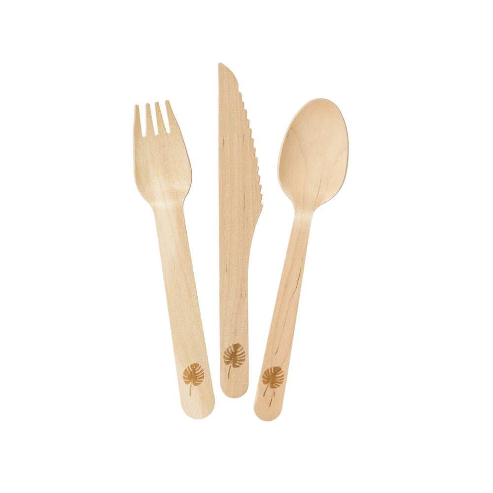 
                  
                    Sustainable Wooden Cutlery (6 Pack) - Party
                  
                