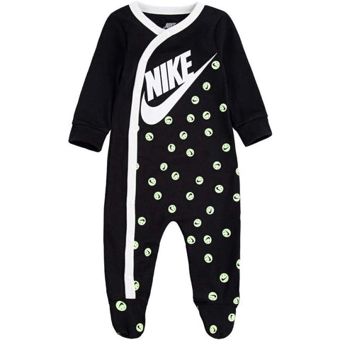 Enterito Nike Bebé Niño Negro Smile Fluorecente