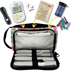 INSULATED DIABETES INSULIN SUPPLY CASE open view