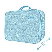 Dimensions of Diabetes Travel Bag 11.13" X 8.25" X 5"