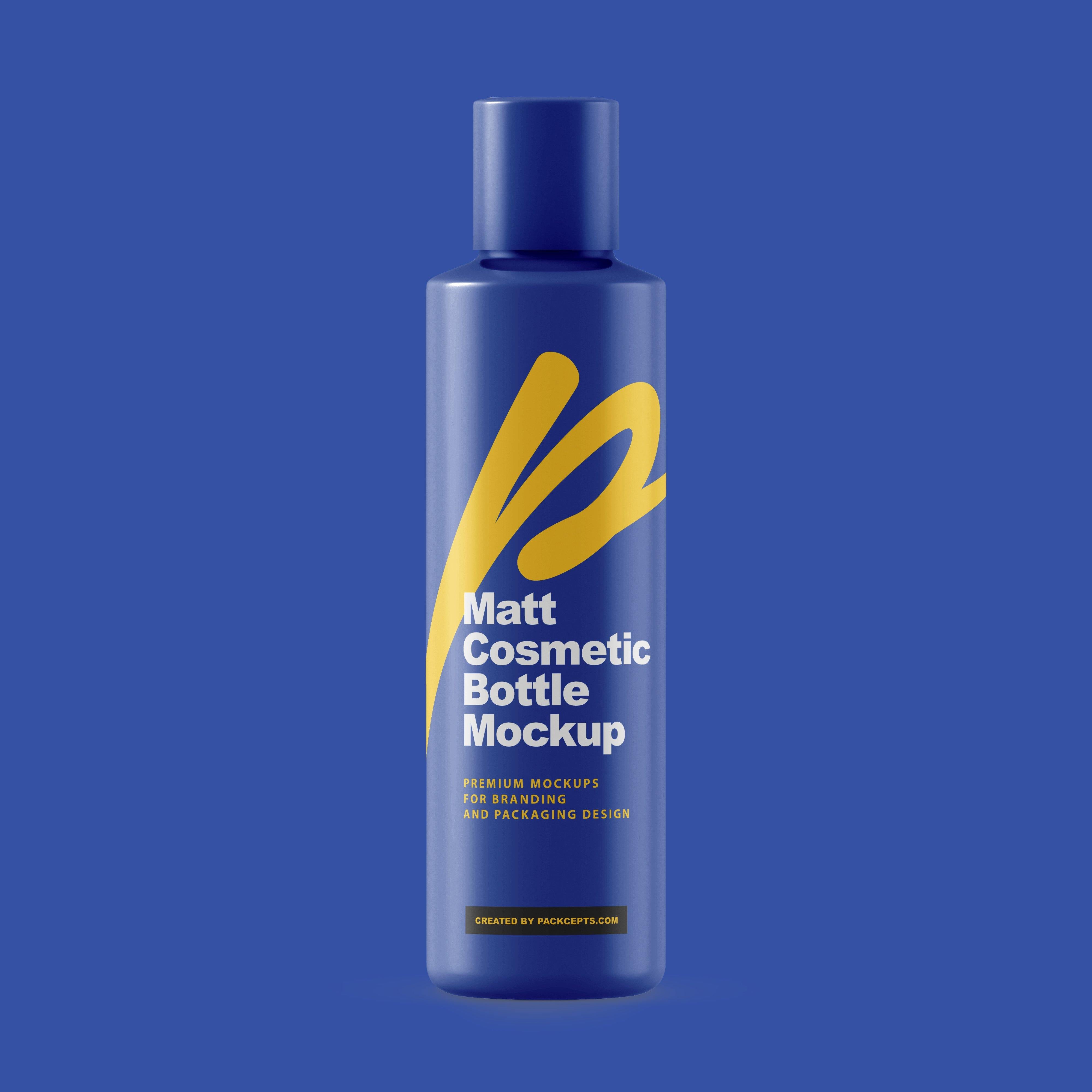 Download Simple Matt Plastic Bottle Mockup Packcepts