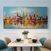 Decorative Canvas wall art abstract modern pictures New york city oil painting on canvas landscape  for living room decoration