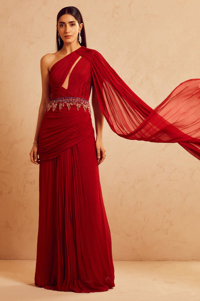 Aphrodite Saree Gown – Maison H