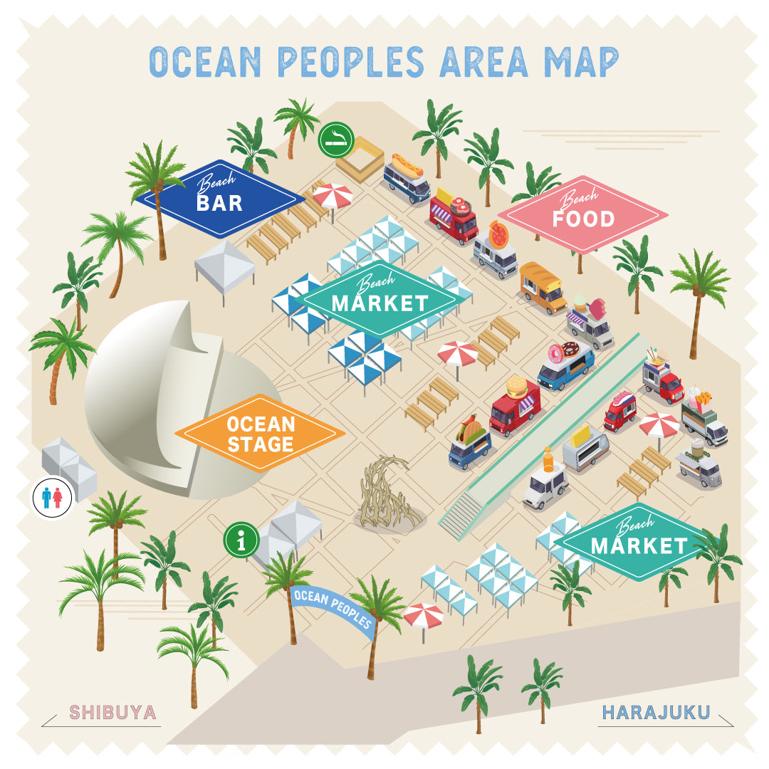 OCEAN PEOPLES '22 エリアマップ