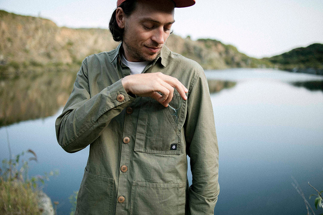 The Maker Overshirt - Organic Workwear | The Level Collective