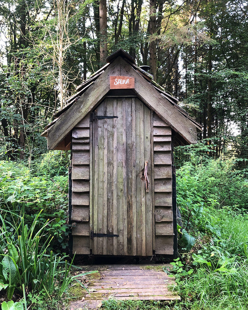 Small Wooden cabin sauna