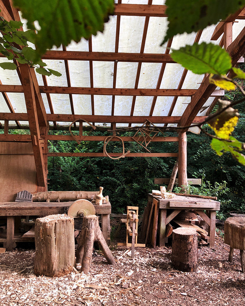 The cherry wood workshop