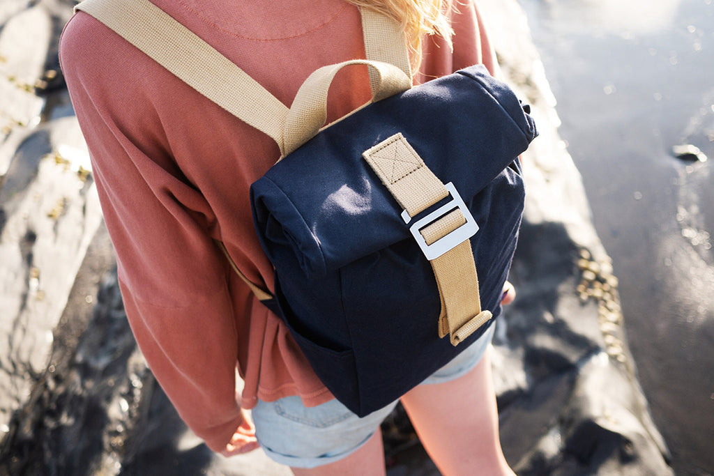 Suzie backpack rock pools