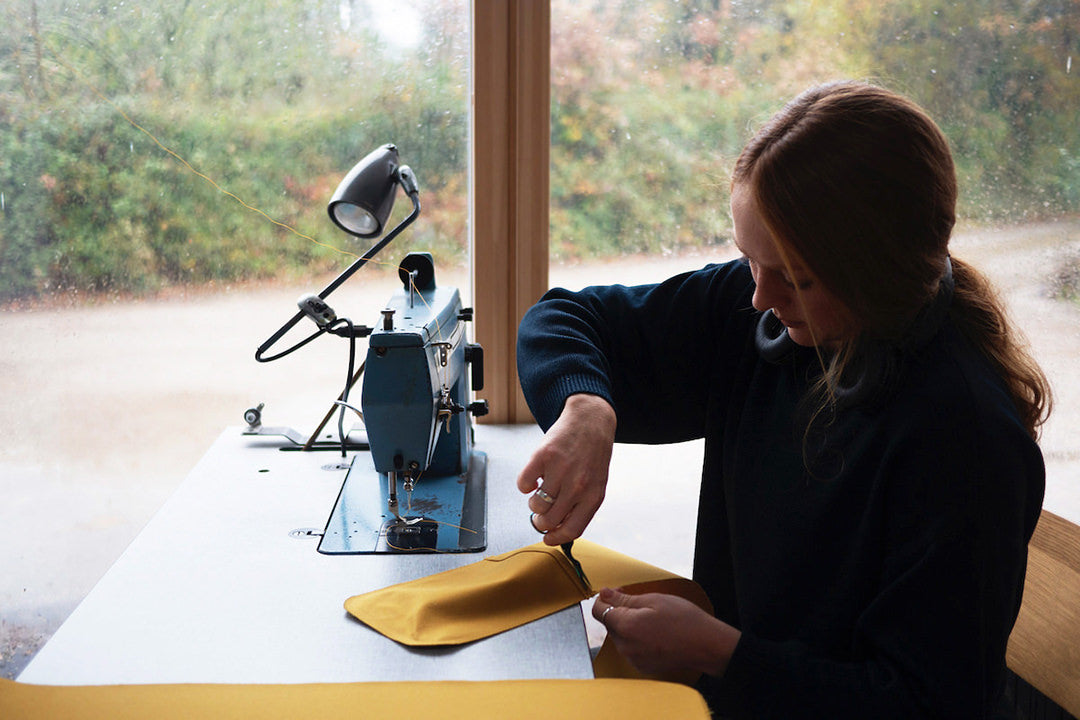 making our backpacks in the workshop