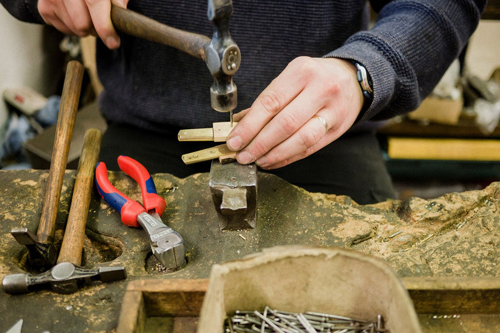 Sheffield Pocket Knife nailing handles together