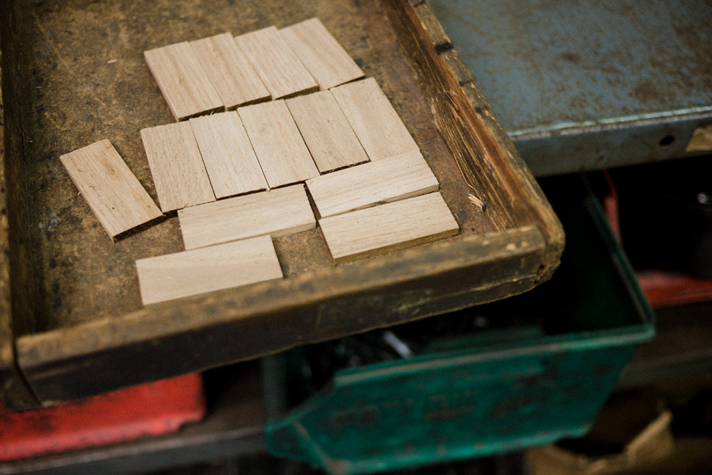 Sheffield Pocket Knife wooden blocks