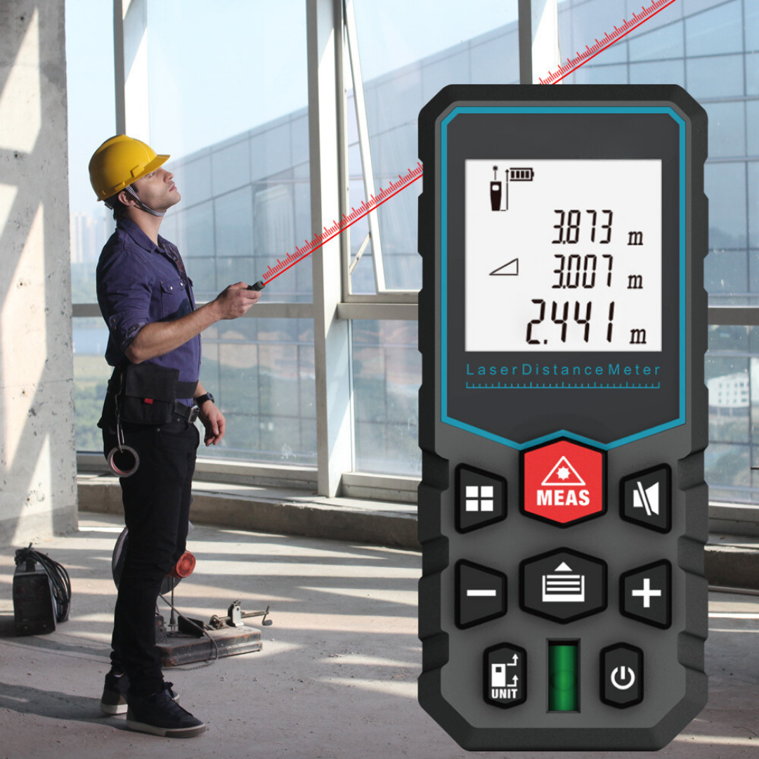 Intelligent Laser Distance Meter with Digital Tape Rangefinder