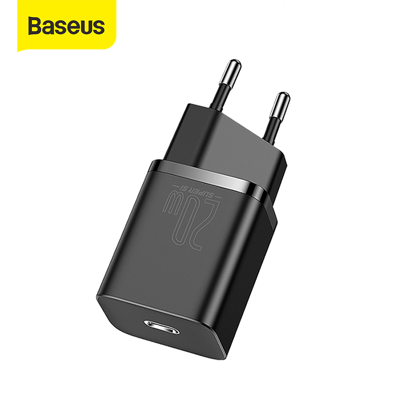 Baseus Kepala Charger Super Si Quick Charger Type C PD 20W iPhone 12