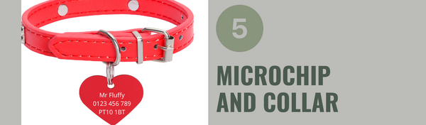 Microchip and collar