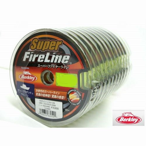 Berkley Super FireLine Green 1200m 12-Linking #2 30lb Fishing Line