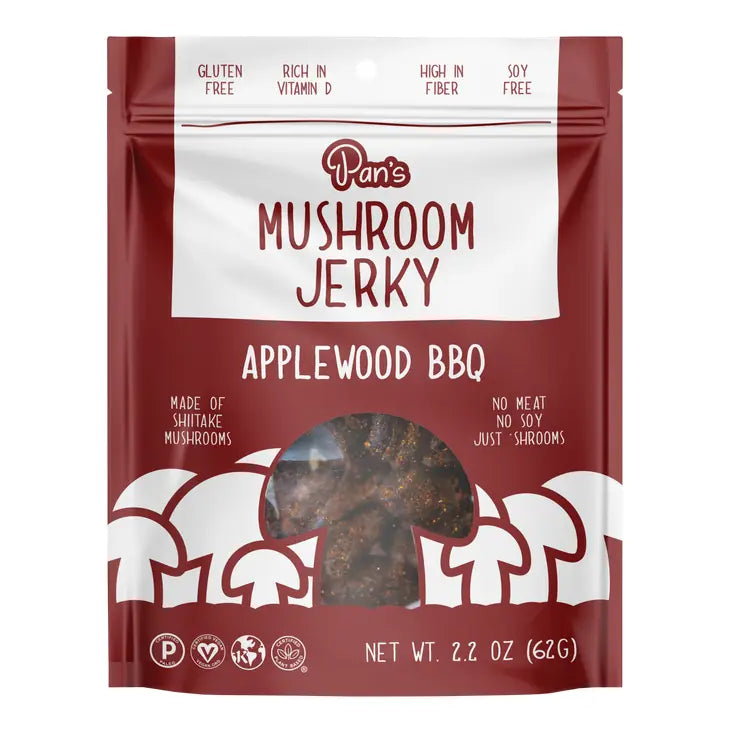 Pan's Mushroom Jerky: Applewood BBQ