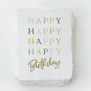 "Happy Happy Happy Happy Birthday" Greeting Card - Wild Lark