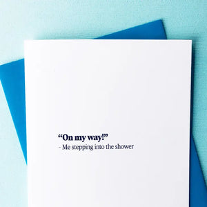 "On my way" Card - Wild Lark