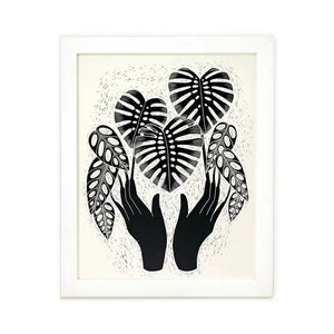 8" x 10" Monstera Magic Art Print - Wild Lark